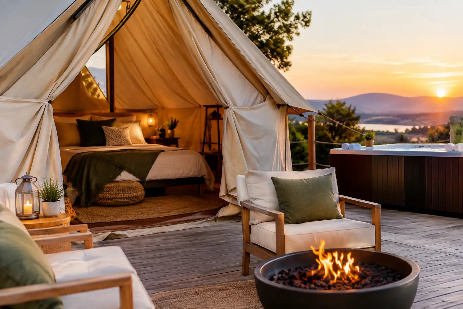 Glamping Amenities That Make a Stay Memorable